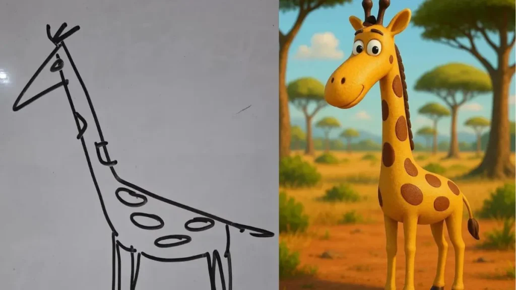 3. Cartoon Animation Safari From Sketch