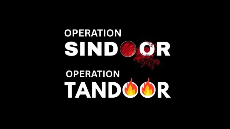 Operation Sindoor Turned Into Operation Tandoor