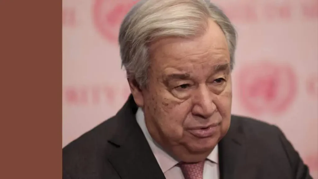 United Nations Secretary-General Antonio Guterres