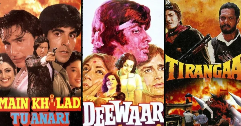 Deewaar, Tirangaa, Main Khiladi Tu Anari,