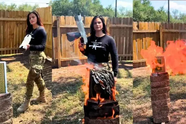 Valentina Gomez Burn Holly Quran in Texas
