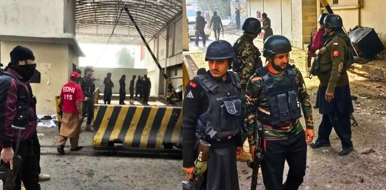 Suicide attack on FC headquarters in Peshawar, six killed